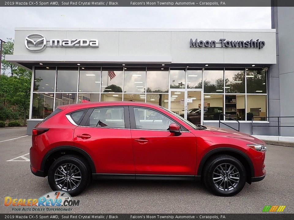 2019 Mazda CX-5 Sport AWD Soul Red Crystal Metallic / Black Photo #1