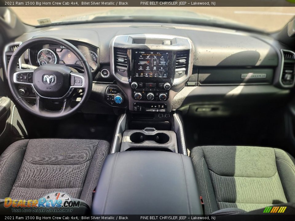 Dashboard of 2021 Ram 1500 Big Horn Crew Cab 4x4 Photo #15