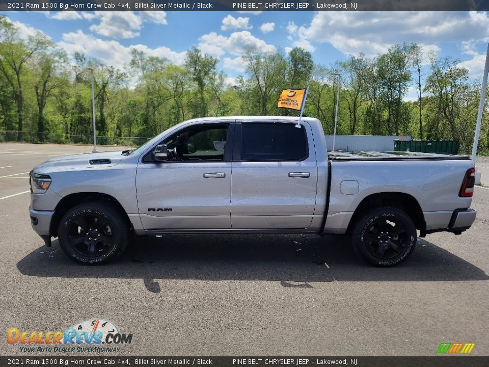 Billet Silver Metallic 2021 Ram 1500 Big Horn Crew Cab 4x4 Photo #16