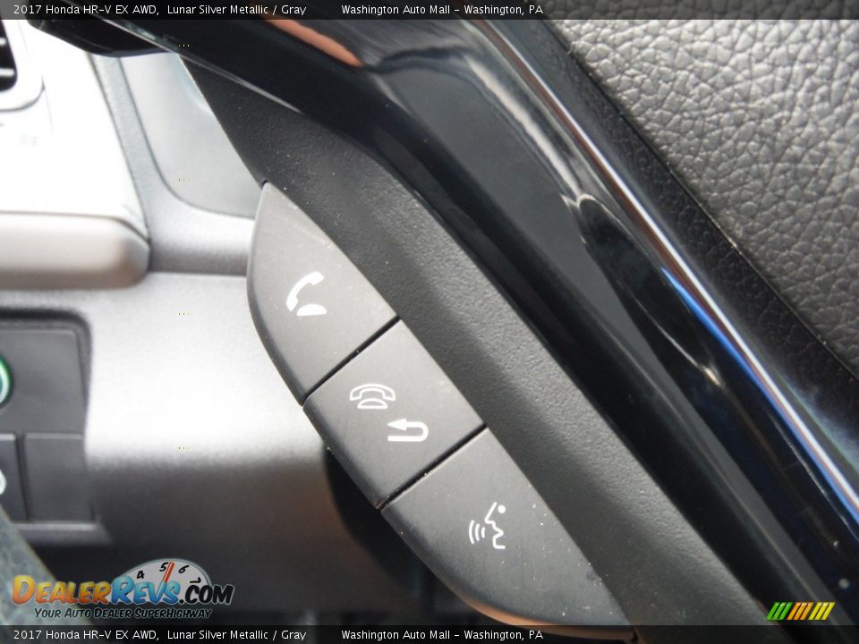 2017 Honda HR-V EX AWD Lunar Silver Metallic / Gray Photo #23