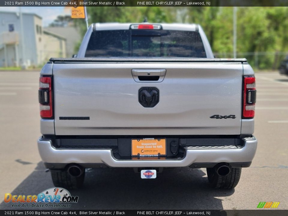 2021 Ram 1500 Big Horn Crew Cab 4x4 Billet Silver Metallic / Black Photo #19