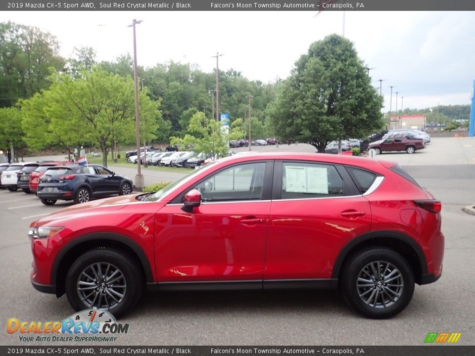 2019 Mazda CX-5 Sport AWD Soul Red Crystal Metallic / Black Photo #6