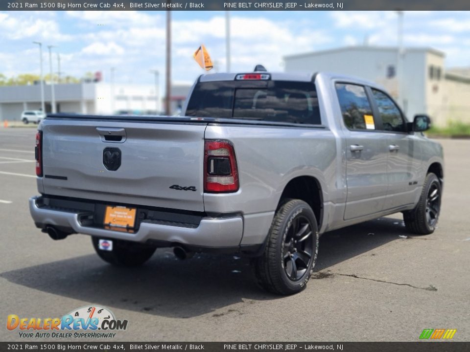2021 Ram 1500 Big Horn Crew Cab 4x4 Billet Silver Metallic / Black Photo #20