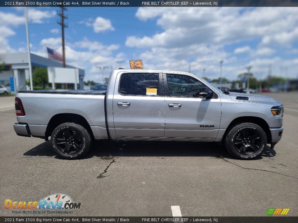 Billet Silver Metallic 2021 Ram 1500 Big Horn Crew Cab 4x4 Photo #21