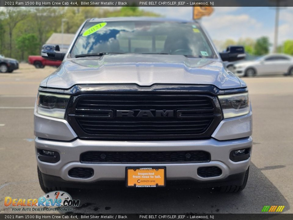 2021 Ram 1500 Big Horn Crew Cab 4x4 Billet Silver Metallic / Black Photo #23