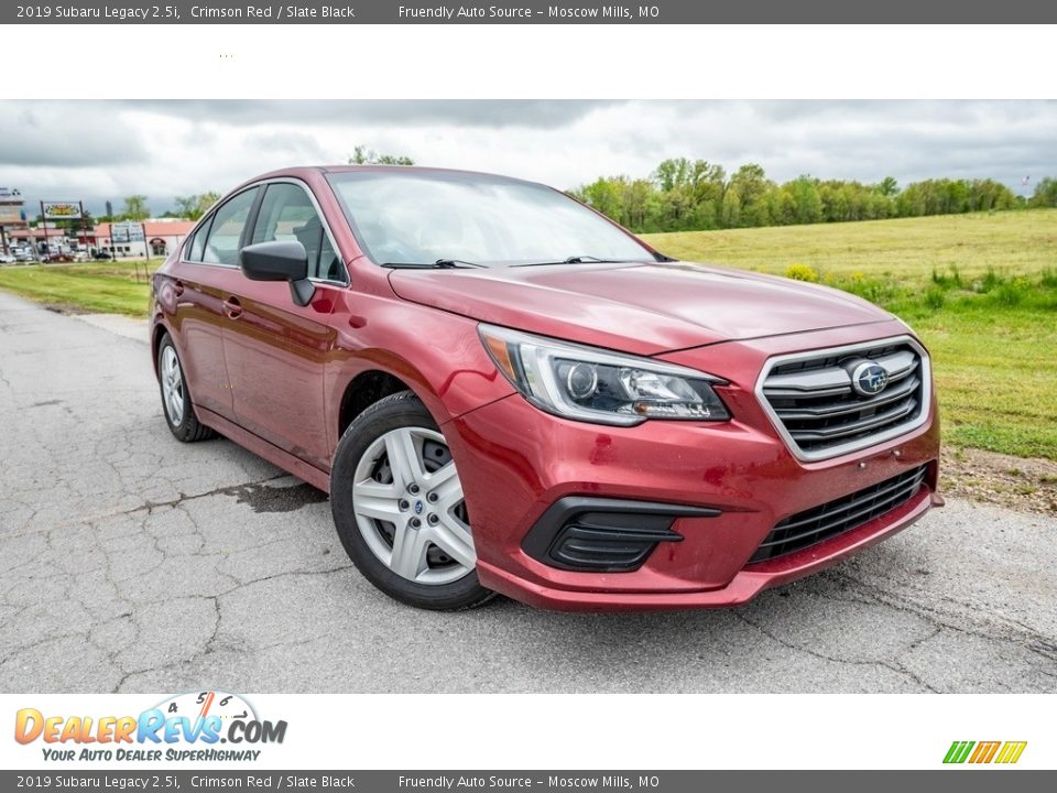 2019 Subaru Legacy 2.5i Crimson Red / Slate Black Photo #1