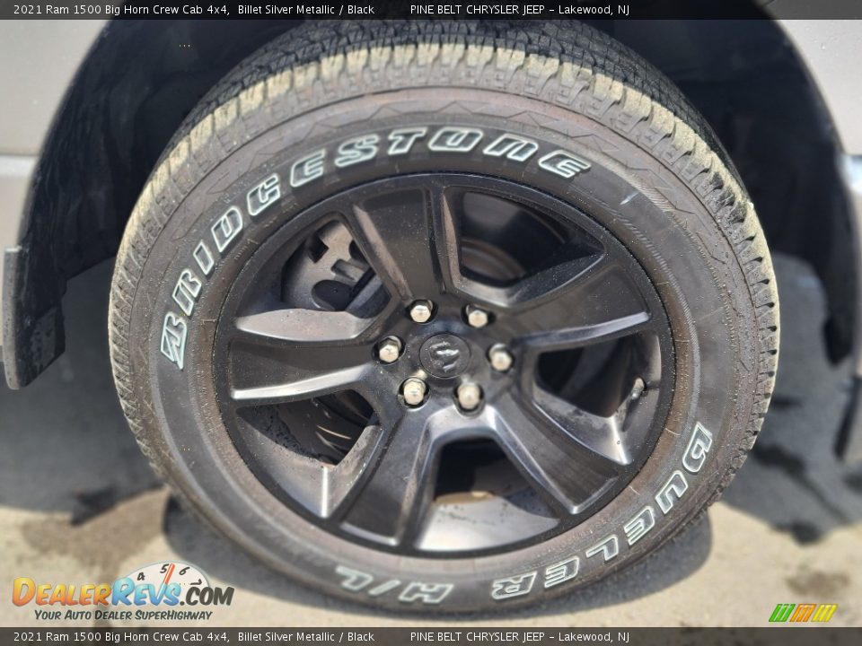 2021 Ram 1500 Big Horn Crew Cab 4x4 Billet Silver Metallic / Black Photo #24