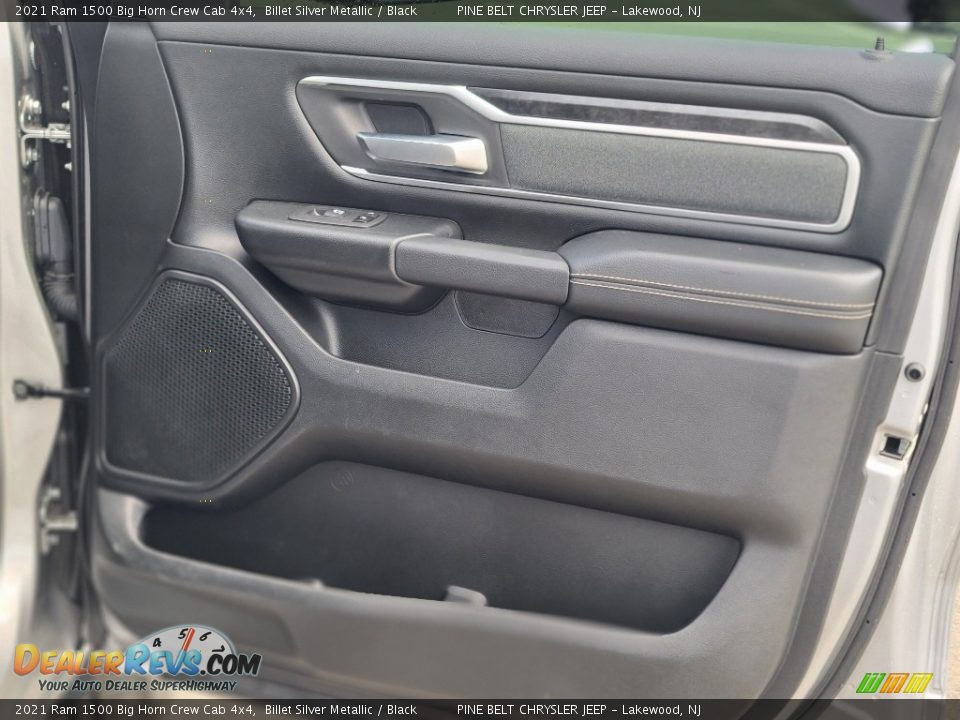 2021 Ram 1500 Big Horn Crew Cab 4x4 Billet Silver Metallic / Black Photo #25