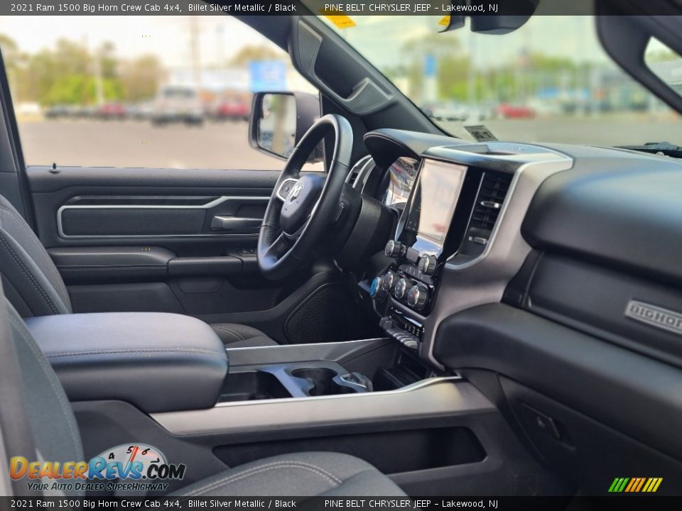 2021 Ram 1500 Big Horn Crew Cab 4x4 Billet Silver Metallic / Black Photo #26