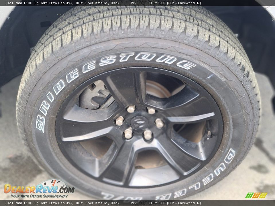 2021 Ram 1500 Big Horn Crew Cab 4x4 Billet Silver Metallic / Black Photo #27