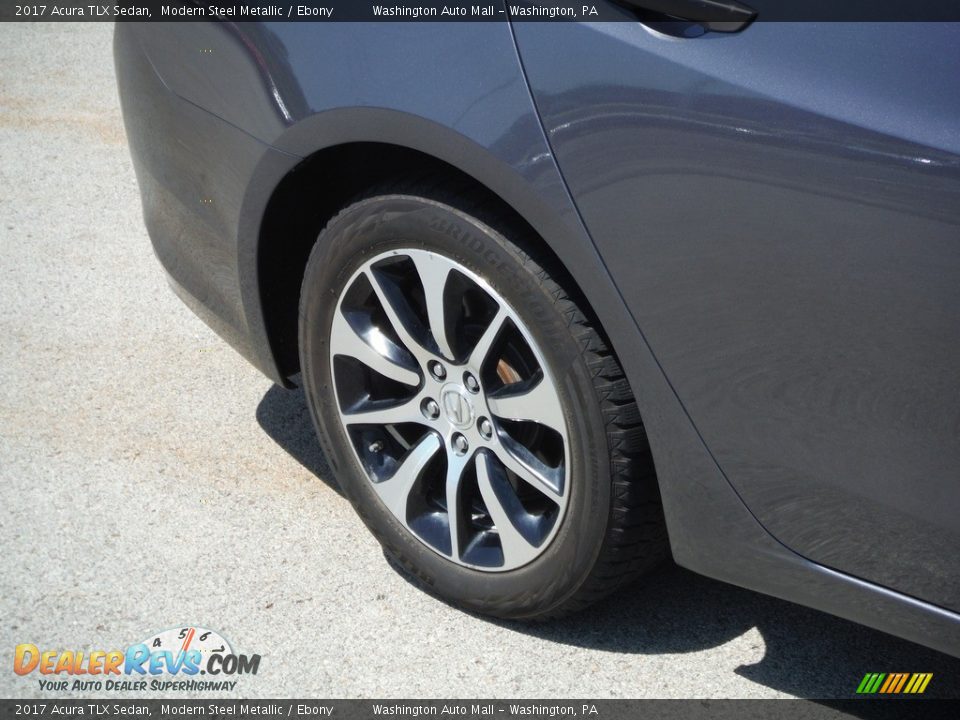 2017 Acura TLX Sedan Modern Steel Metallic / Ebony Photo #3