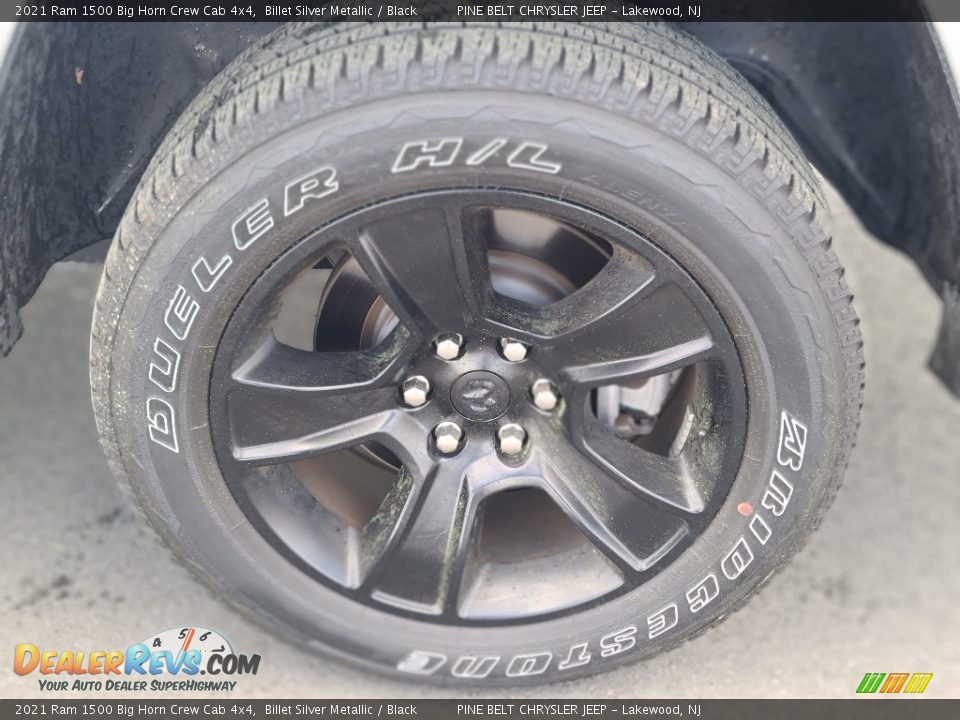 2021 Ram 1500 Big Horn Crew Cab 4x4 Billet Silver Metallic / Black Photo #31