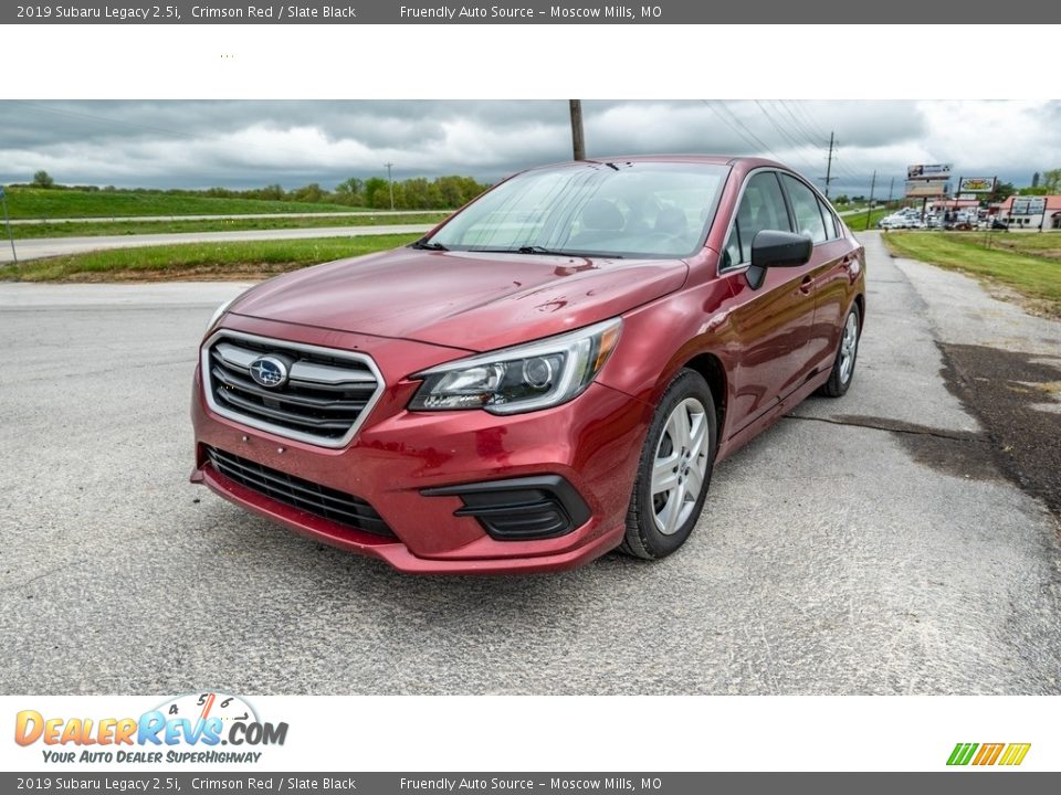 2019 Subaru Legacy 2.5i Crimson Red / Slate Black Photo #8