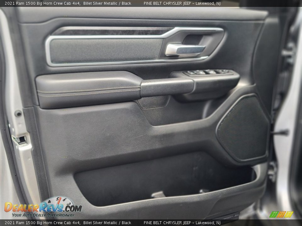 2021 Ram 1500 Big Horn Crew Cab 4x4 Billet Silver Metallic / Black Photo #32