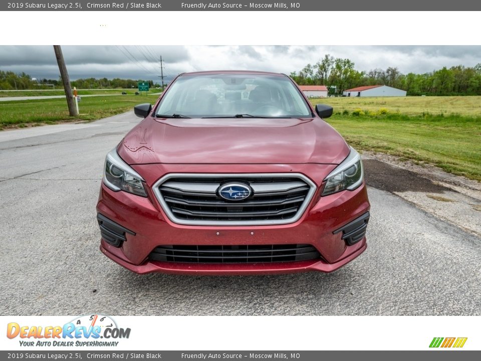 2019 Subaru Legacy 2.5i Crimson Red / Slate Black Photo #9