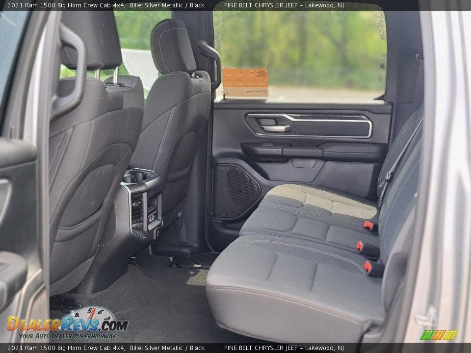 2021 Ram 1500 Big Horn Crew Cab 4x4 Billet Silver Metallic / Black Photo #33