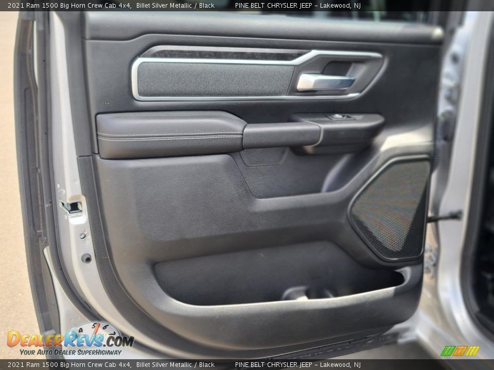 2021 Ram 1500 Big Horn Crew Cab 4x4 Billet Silver Metallic / Black Photo #34