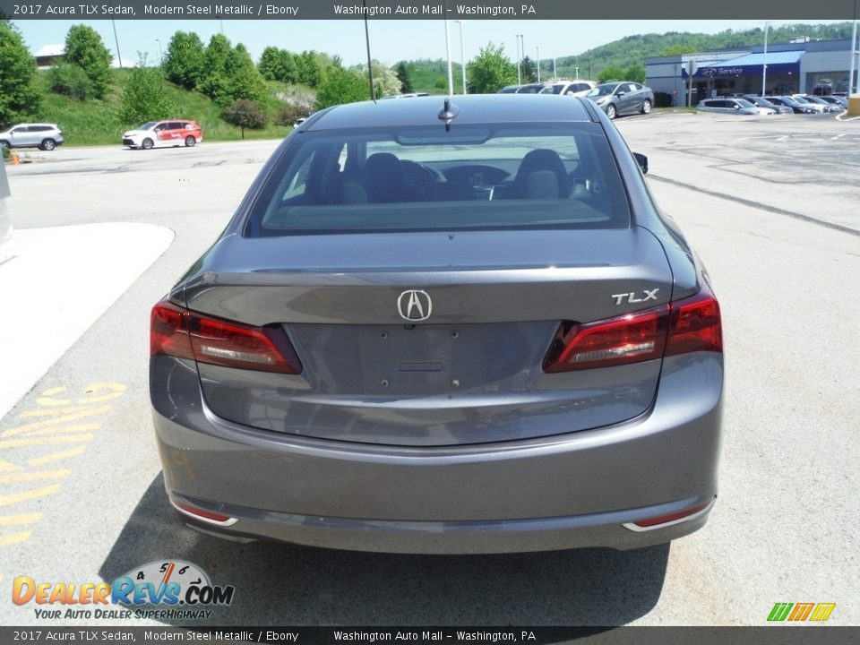 2017 Acura TLX Sedan Modern Steel Metallic / Ebony Photo #9