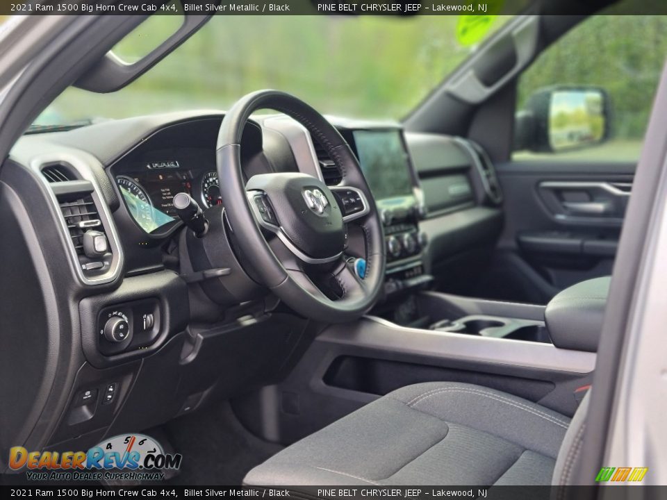 2021 Ram 1500 Big Horn Crew Cab 4x4 Billet Silver Metallic / Black Photo #36