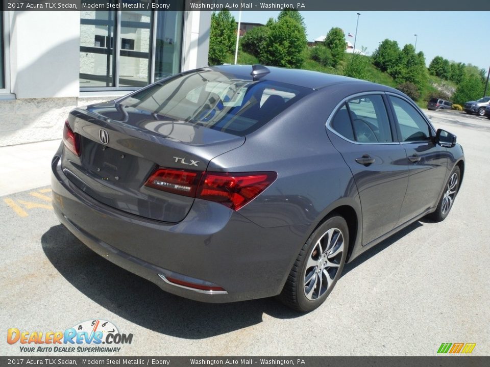 2017 Acura TLX Sedan Modern Steel Metallic / Ebony Photo #10