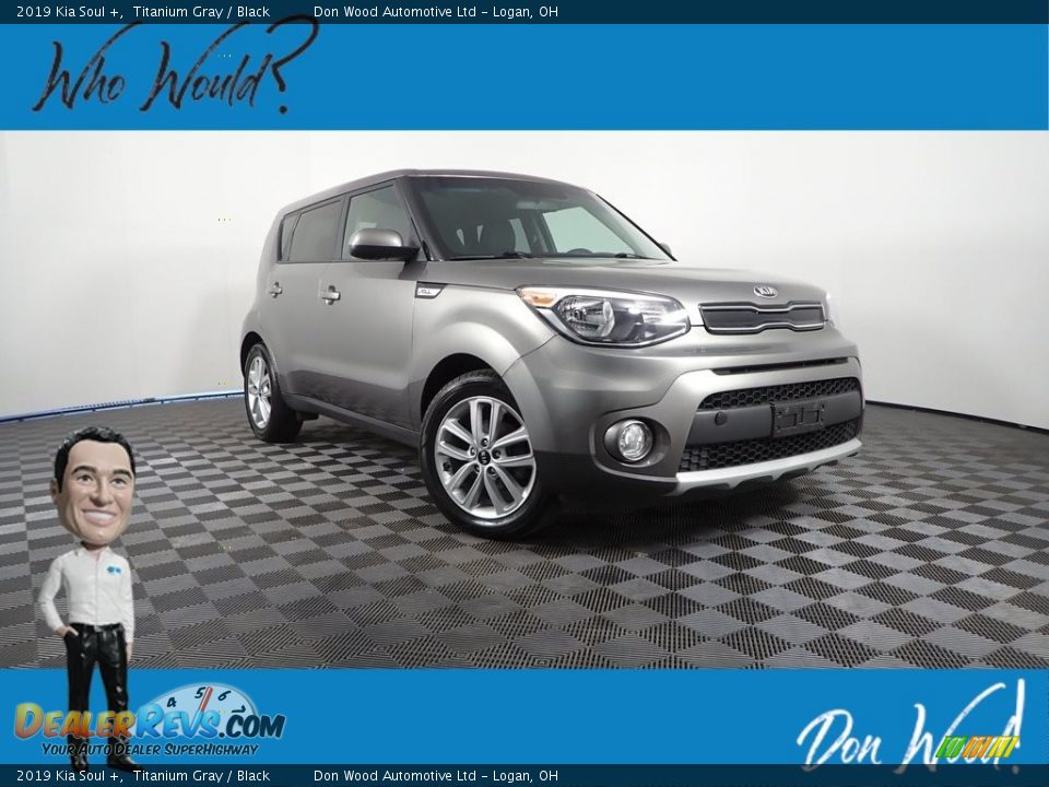 2019 Kia Soul + Titanium Gray / Black Photo #1