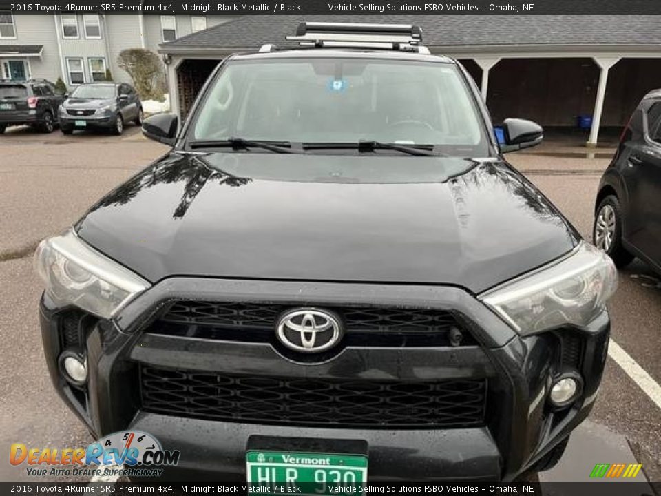 2016 Toyota 4Runner SR5 Premium 4x4 Midnight Black Metallic / Black Photo #4