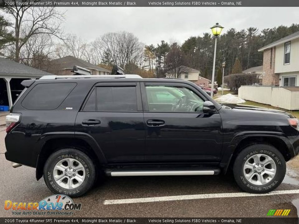 2016 Toyota 4Runner SR5 Premium 4x4 Midnight Black Metallic / Black Photo #7