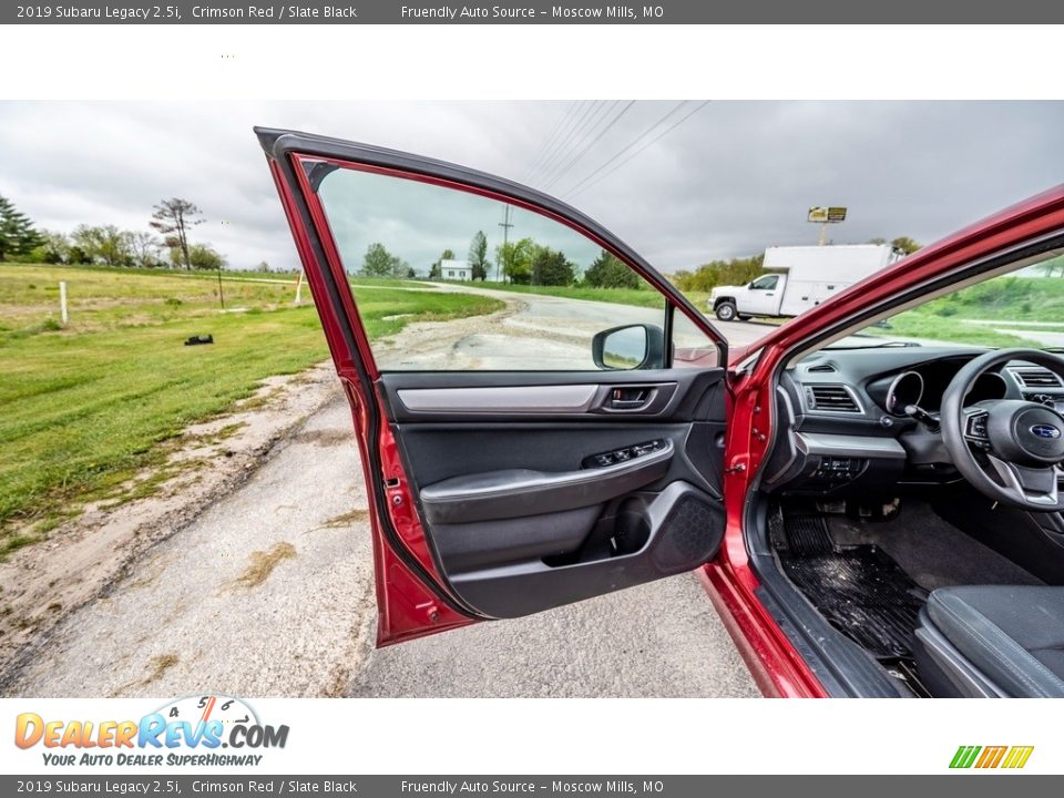 2019 Subaru Legacy 2.5i Crimson Red / Slate Black Photo #20