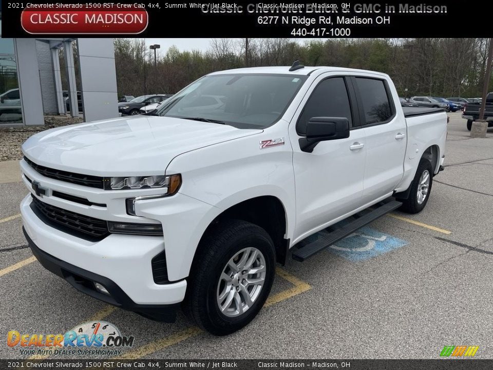 2021 Chevrolet Silverado 1500 RST Crew Cab 4x4 Summit White / Jet Black Photo #1