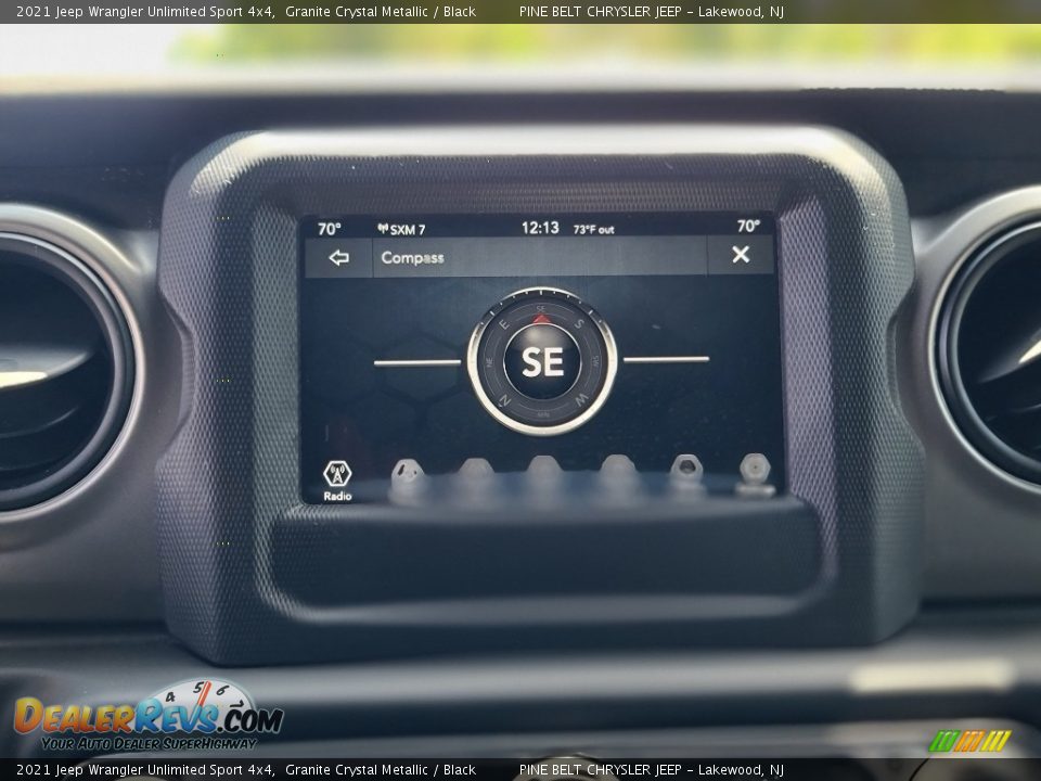 2021 Jeep Wrangler Unlimited Sport 4x4 Granite Crystal Metallic / Black Photo #7