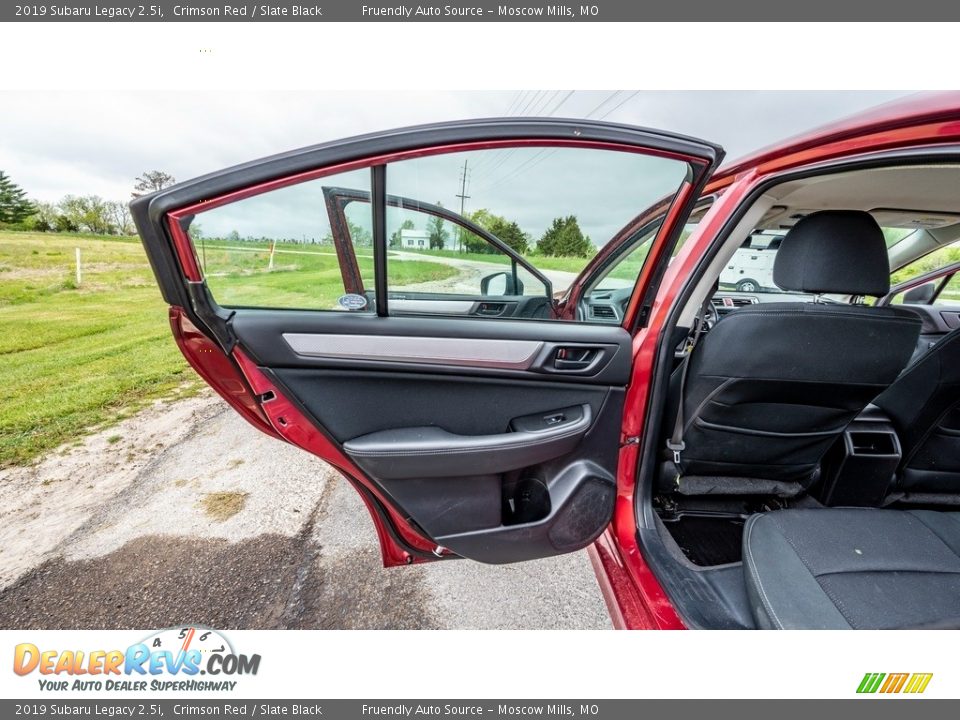 2019 Subaru Legacy 2.5i Crimson Red / Slate Black Photo #21