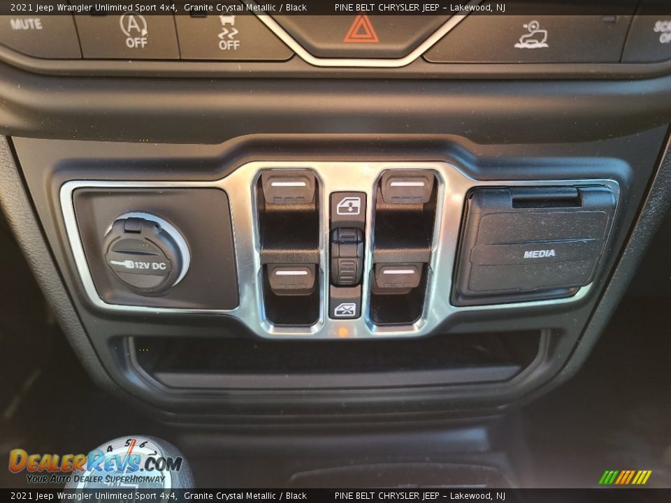 2021 Jeep Wrangler Unlimited Sport 4x4 Granite Crystal Metallic / Black Photo #10