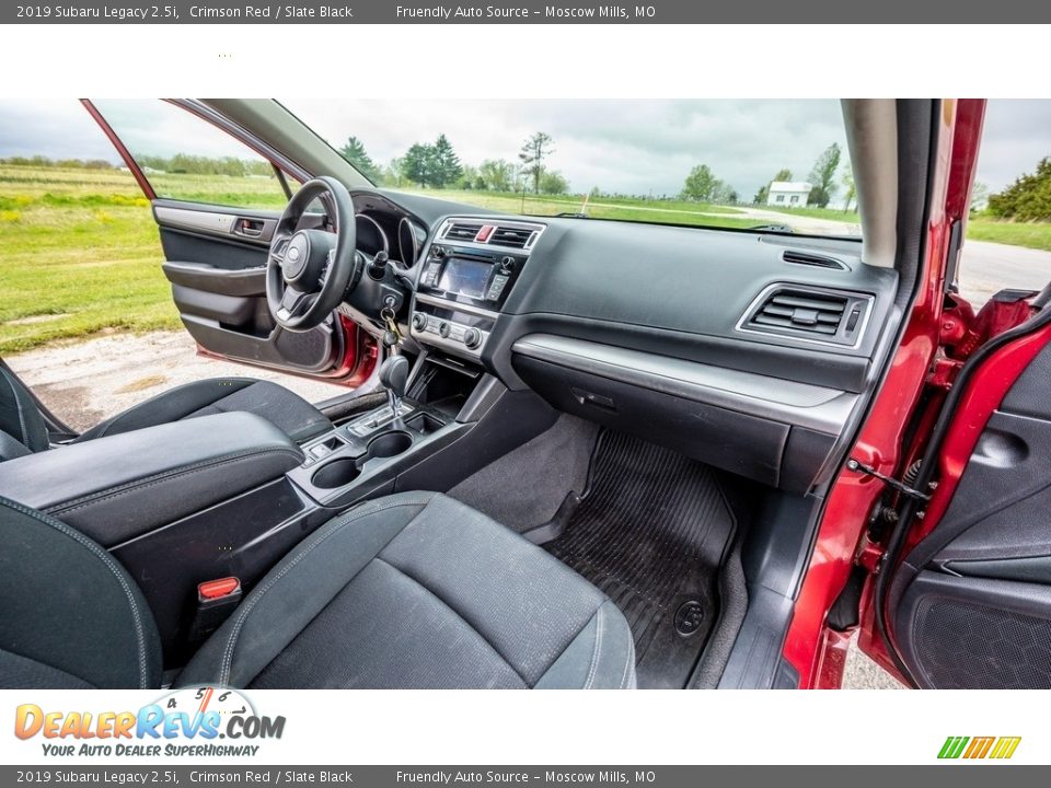 2019 Subaru Legacy 2.5i Crimson Red / Slate Black Photo #27