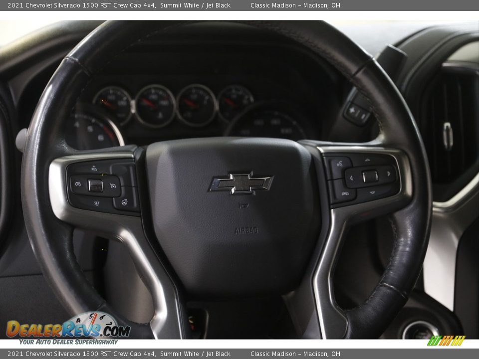 2021 Chevrolet Silverado 1500 RST Crew Cab 4x4 Summit White / Jet Black Photo #9