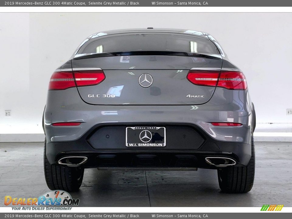 2019 Mercedes-Benz GLC 300 4Matic Coupe Selenite Grey Metallic / Black Photo #3