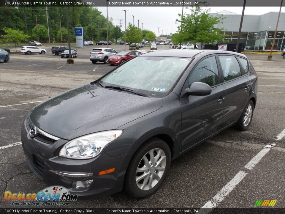 2009 Hyundai Elantra Touring Carbon Gray / Black Photo #1