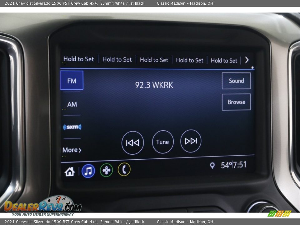 2021 Chevrolet Silverado 1500 RST Crew Cab 4x4 Summit White / Jet Black Photo #12