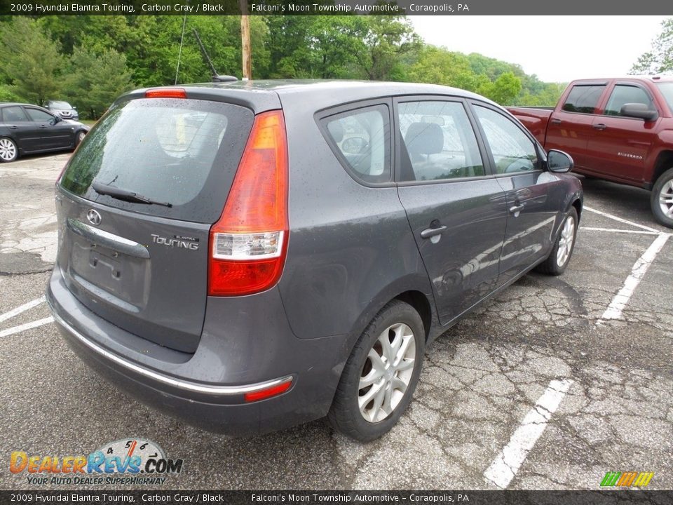 2009 Hyundai Elantra Touring Carbon Gray / Black Photo #4