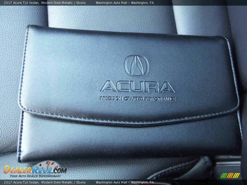 2017 Acura TLX Sedan Modern Steel Metallic / Ebony Photo #30