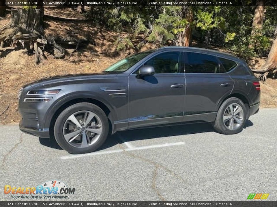 Front 3/4 View of 2021 Genesis GV80 3.5T Advanced Plus AWD Photo #1