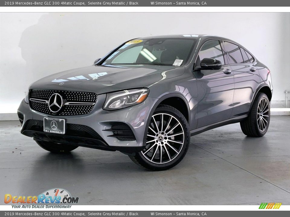 2019 Mercedes-Benz GLC 300 4Matic Coupe Selenite Grey Metallic / Black Photo #12