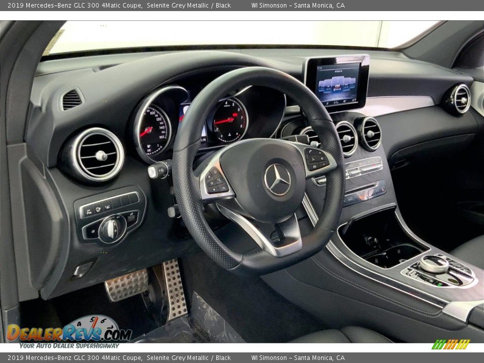 2019 Mercedes-Benz GLC 300 4Matic Coupe Selenite Grey Metallic / Black Photo #14