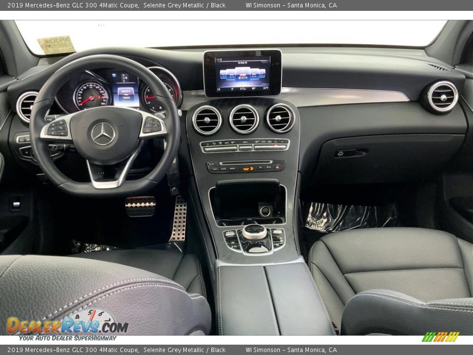 2019 Mercedes-Benz GLC 300 4Matic Coupe Selenite Grey Metallic / Black Photo #15