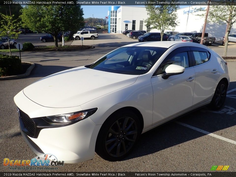 2019 Mazda MAZDA3 Hatchback Preferred AWD Snowflake White Pearl Mica / Black Photo #7