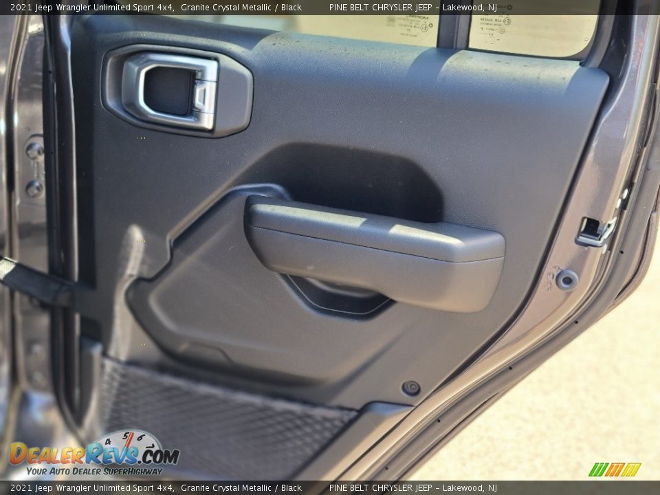 2021 Jeep Wrangler Unlimited Sport 4x4 Granite Crystal Metallic / Black Photo #29