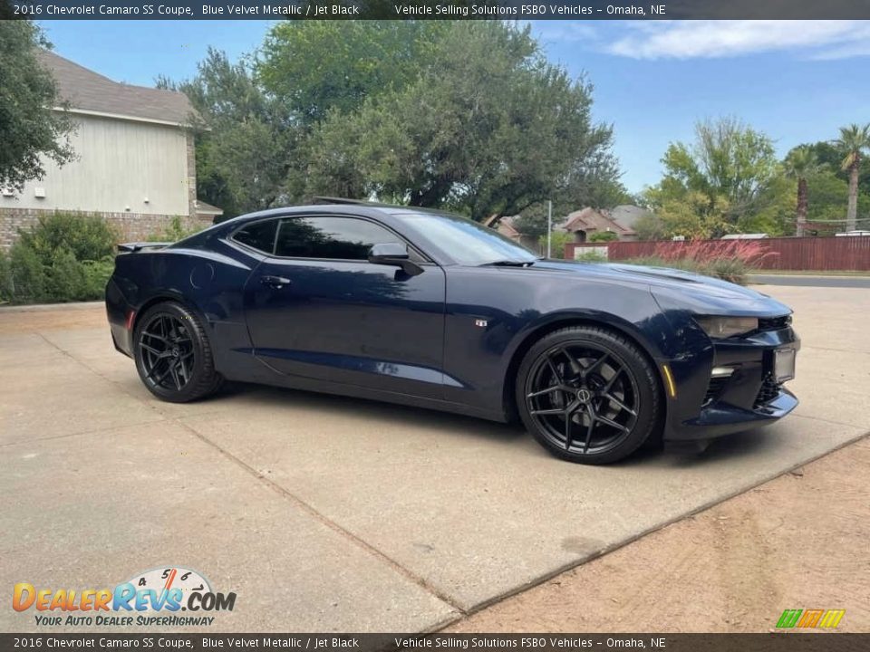 2016 Chevrolet Camaro SS Coupe Blue Velvet Metallic / Jet Black Photo #1