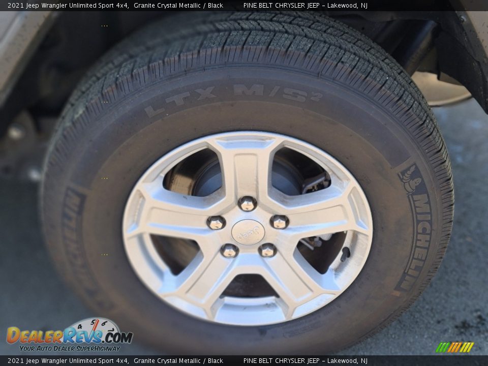 2021 Jeep Wrangler Unlimited Sport 4x4 Granite Crystal Metallic / Black Photo #31