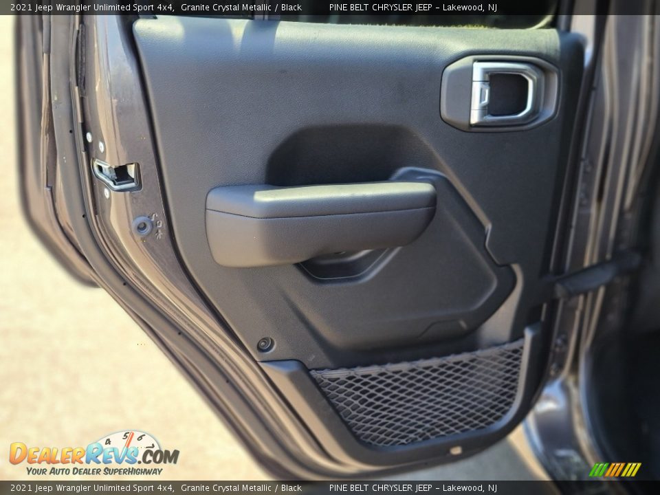 2021 Jeep Wrangler Unlimited Sport 4x4 Granite Crystal Metallic / Black Photo #34