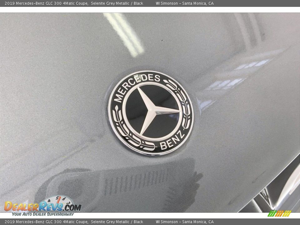 2019 Mercedes-Benz GLC 300 4Matic Coupe Selenite Grey Metallic / Black Photo #30