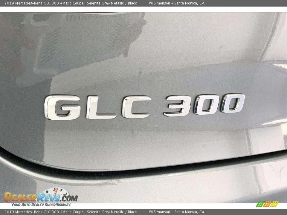 2019 Mercedes-Benz GLC 300 4Matic Coupe Selenite Grey Metallic / Black Photo #31